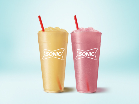SONIC® Drive-In and Red Bull® introduce a new vitalizing Red Bull Summer Edition Dragon Fruit Slush, along with the return of the classic Red Bull Slush for the Summertime.
 (Photo: Business Wire)