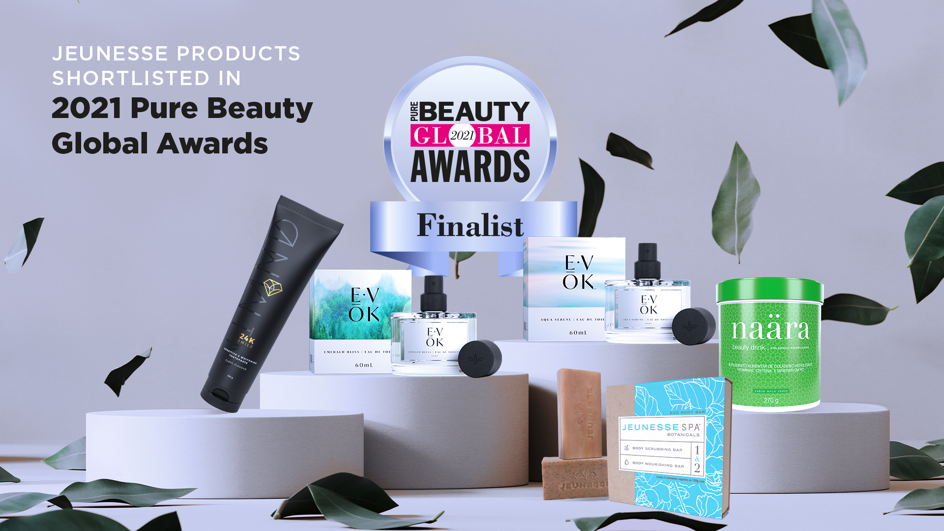 Five Jeunesse Products Shortlisted in 2021 Pure Beauty Awards