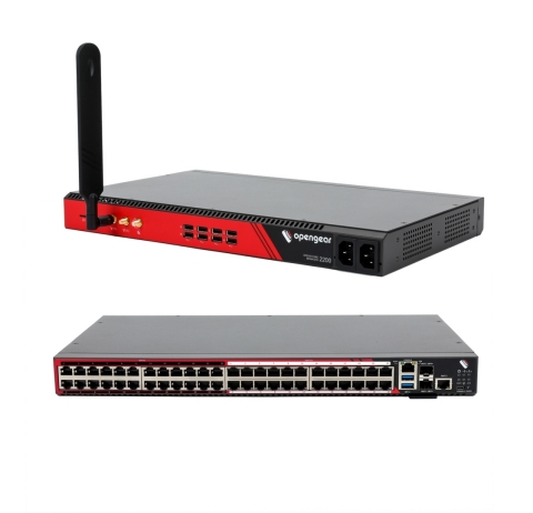 The OM2224-24E-10G-L is the first console server to combine Smart OOB™ management and standard NetOps tools with support for 10GbE networks. The new model features 24 managed 10/100/1000 Base-T switched Ethernet ports, and a 10GbE SFP+ interface allowing for 10 Gbps transfer rates. (Photo: Business Wire)