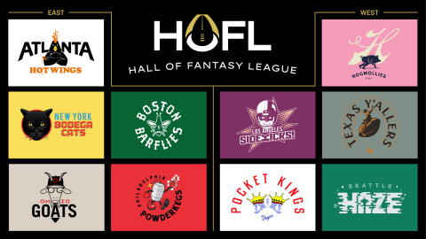 The Hall of Fame Resort & Entertainment Company unveiled the 10 franchises that will comprise its fantasy league – the Hall Of Fantasy League.