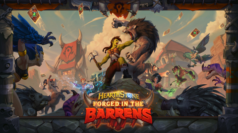 Forged in the Barrens introduces 135 all-new cards inspired by one of World of Warcraft's most iconic and beloved locales. (Graphic: Business Wire)