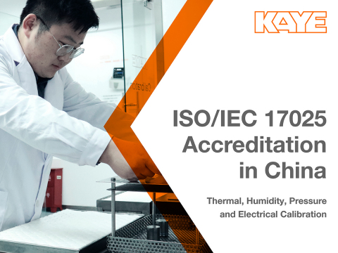 Kaye Earns ISO/IEC 17025:2017 Accreditation in its China Calibration Laboratory (Photo: Kaye)