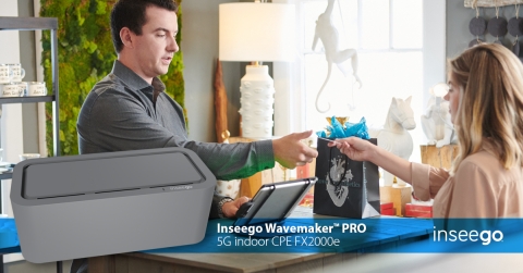 (C)2021. Inseego Corp. All rights reserved. Inseego Wavemaker PRO 5G indoor CPE FX2000e.
