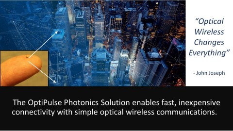 original Optical Wireless Infrastructure reduces microwaves and costs while increasing performance and saving energy (Graphic: Business Wire)