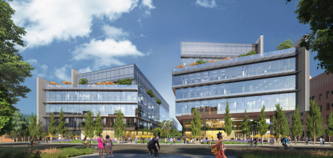 Rendering of BioMed Realty’s planned Emeryville Center of Innovation (Graphic: Business Wire)