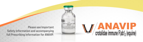 ANAVIP vial. (Photo: Business Wire)