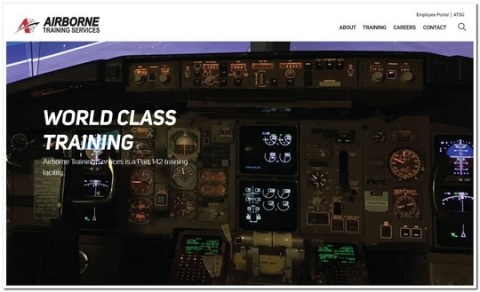 original Airborne Training Services announced the launch of its newly redesigned website at www.airbornets.com. (Graphic: Business Wire)