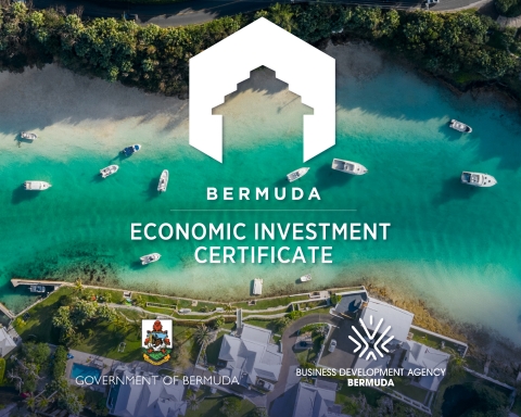 original Bermuda Economic Investment Certificate (Graphic: Business Wire)