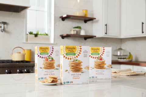 Simple Mills Launches Its First Organic Cracker Product, Advancing Regenerative Agriculture, to Clean Food Portfolio (Photo: Business Wire)