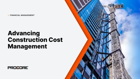 Procore Advances Construction Cost Management With Its Financials Management Portfolio (Graphic: Business Wire)