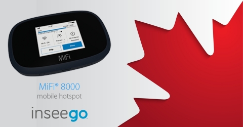(C)2021. Inseego Corp. All rights reserved. Inseego MiFi(R) 8000 4G LTE mobile hotspot now in Canada.