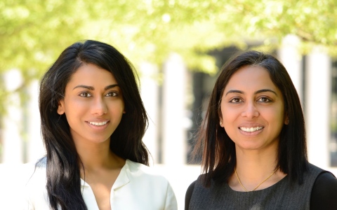 Esya Labs was co-founded by Dhivya Venkat, CEO, (image left), and Dr. Yamuna Krishnan, Chief Scientific Officer, (image right). (Photo: Business Wire)