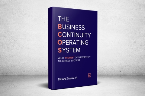 Castellan’s COO Brian Zawada announces the release of his debut book, The Business Continuity Operating System (BCOS). Throughout the book, Zawada explores how to strengthen the seven core elements that differentiate a high-performing business continuity program from an under-performing one. (Photo: Business Wire)