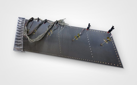 Low Cost Attritable Aircraft (LCAA) wing with CF3D® printed spars (Photo: Business Wire)