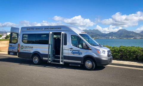 Soderholm Bus & Mobility, headquartered on Oahu, soon will be offering zero-emission electric vans and shuttle buses to its customers in the Hawaiian Islands and Pacific Islands. (Photo: Business Wire)
