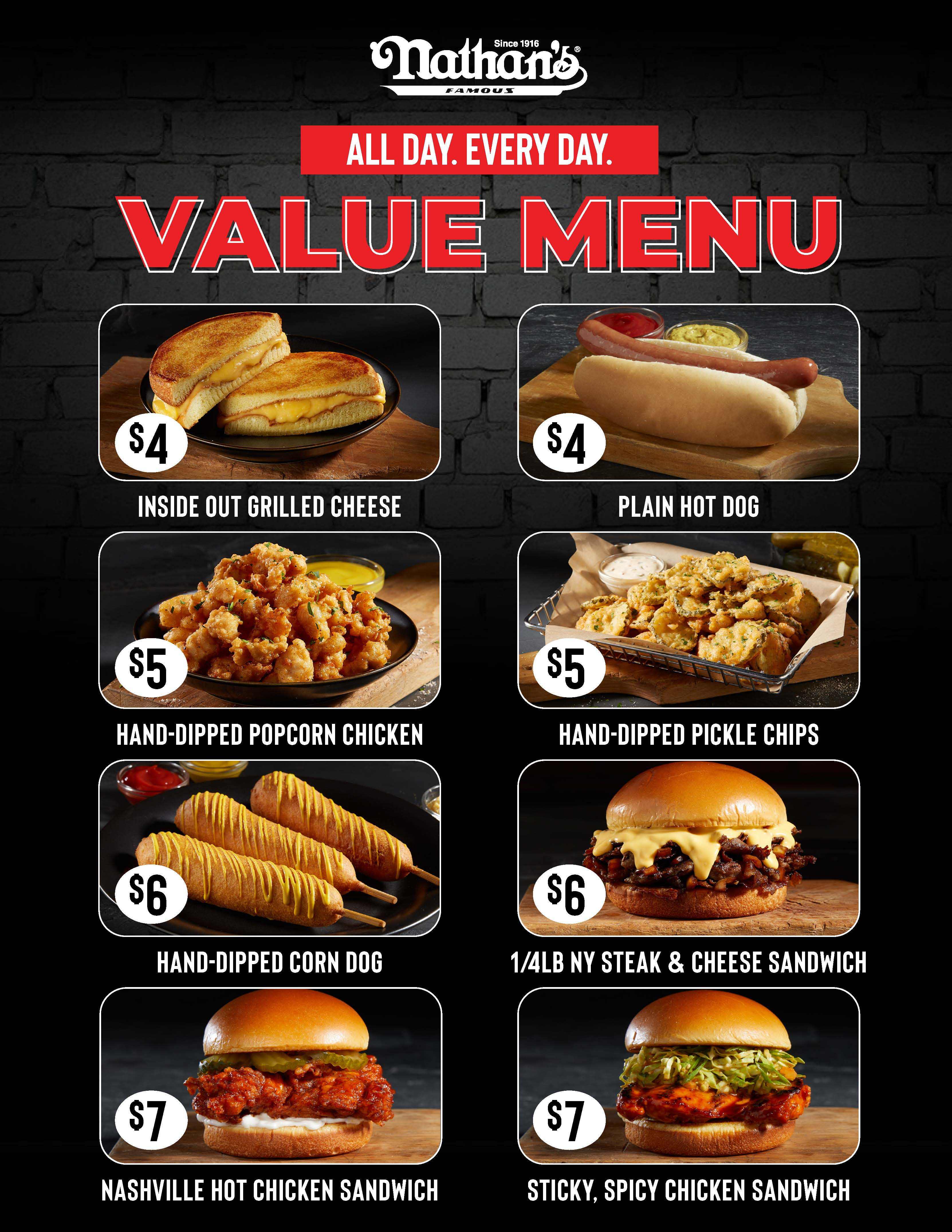 Value-conscious menu specials
