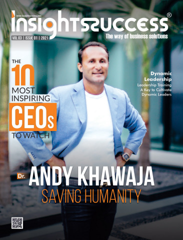 Dr. Andy Khawaja of Artificial Intelligence Defense Platform is "Saving Humanity" as one of Insights Success' Top 10 Most Inspiring CEOs. (Photo: Business Wire)