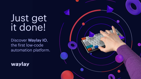 Waylay IO, the first low-code developer-friendly data automation and orchestration platform. (Photo: Waylay)