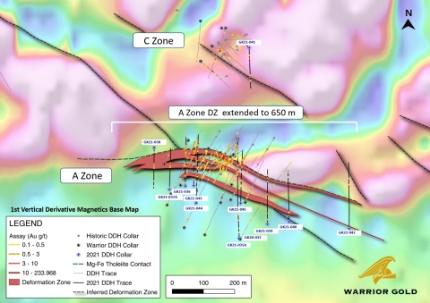 Figure 2. January 2021 Drill Hole Traces Base Map (Photo: Business Wire)