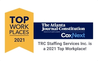 TRC Staffing Services, Inc. Is Named Winner of the Atlanta Top Workplaces 2021 Award by The Atlanta Journal-Constitution (Graphic: Business Wire)