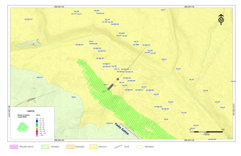 NW Zone Drill Hole Map (Graphic: Business Wire)