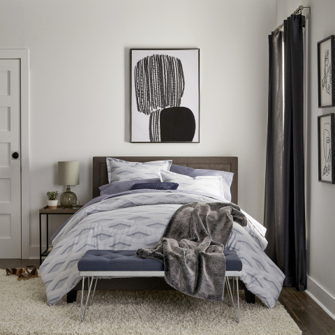 Loom + Forge™ bedding offers five comforter sets with coordinating pillow shams (Euro shams sold separately). The brand also offers two coverlets (shams sold separately) and two sheets sets with thread counts ranging from 400 to 625. (Photo: Business Wire)