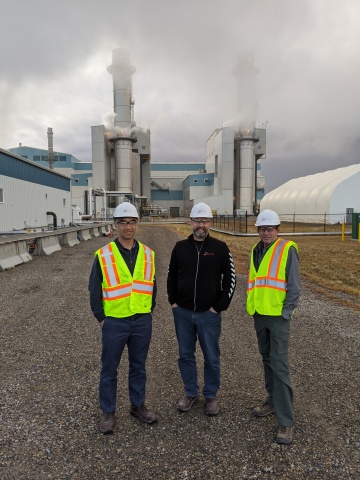 350Solutions team on site in Alberta, Canada at one of the competition's testing facilities. (Photo Credit: 350Solutions)