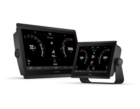 Garmin has added support for Mercury Marine VesselView engine data across select ECHOMAP Ultra, ECHOMAP UHD and GPSMAP series multi-function (MFDs), giving boaters vital engine performance data directly on their Garmin display. (Photo: Business Wire)