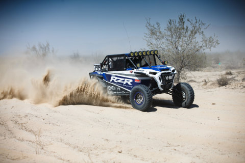 The #2919 RZR Turbo S machine of MacCachren and Schueler of Jagged X Racing. Photo Credit UTV Sports.