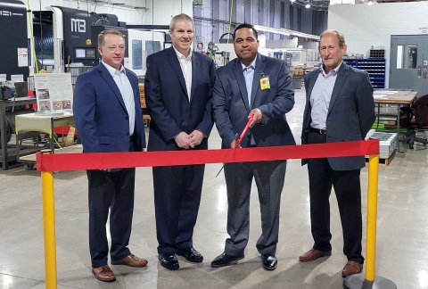 Pictured above are (left to right) ATSG Chief Operating Officer Ed Koharik, ATSG Chief Commercial Officer Mike Berger, Airborne President Todd France, and ATSG Chairman of the Board Joe Hete. (Photo: Business Wire)