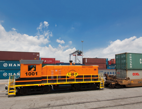 Genesee & Wyoming today announced its subsidiary Savannah Port Terminal Railroad has broadened its long-term rail services agreement with the Georgia Ports Authority to include GPA’s new Mason Mega Rail Terminal. (Photo: Business Wire)