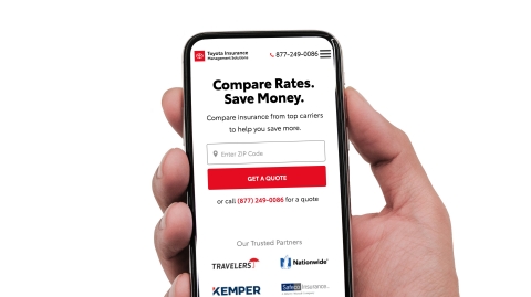 Insurify will now power Toyota Insurance Management Solutions (TIMS) insurance platform with its industry-leading online insurance shopping technology.  (Photo: Business Wire)