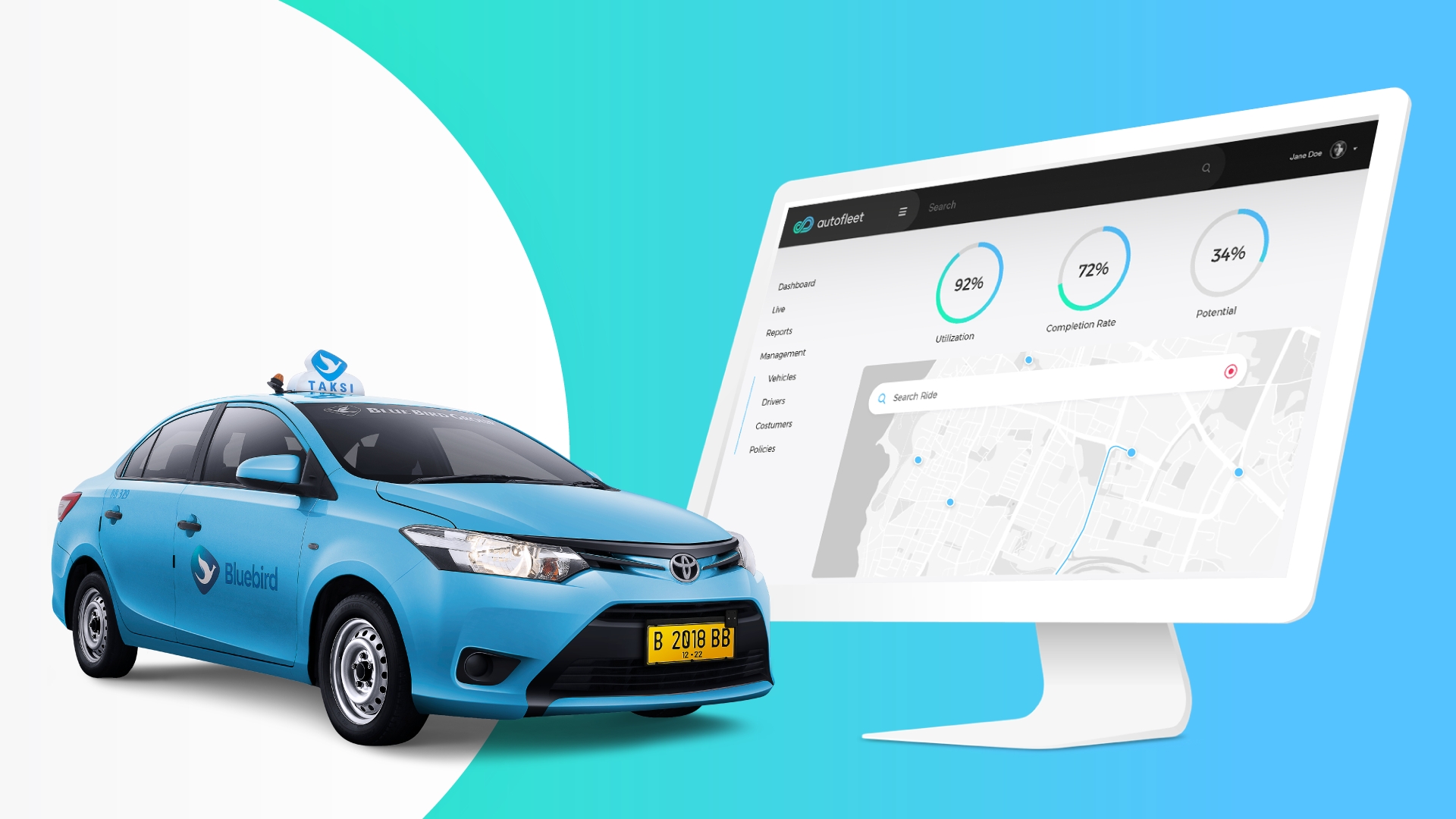 Bluebird Partners With Autofleet and ABeam to Optimize and Scale One of Asia's Largest Taxi Fleets | Business Wire