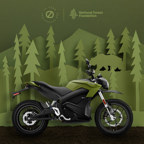 Zero Motorcycles' limited edition DSR, now available in nature-inspired colors. (Graphic: Business Wire)
