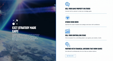 Let Xsolla Exit Strategies match you with a financial and transaction advisor to help meet your exit goals. (Graphic: Business Wire)