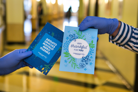 thumbnail Children's Hospital Los Angeles kicks off its inaugural Thank a Caregiver initiative by inviting supporters to send thank you cards in honor of National Nurses Week and National Hospital Week. For more information, go to www.chla.org/givethanks. (Photo: Business Wire)