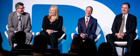 original From left: Barron's Group's Joe Lanza, Raymond James and Associates' Lisa Detanna, Pagnato Karp's Paul Pagnato and McBride & Associates' Tommy McBride. Photo: Barron's in Education