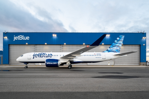 JetBlue’s First Airbus A220-300 Featuring Incredible Comfort, Lower Operating Costs and Superior Performance Enters Scheduled Service