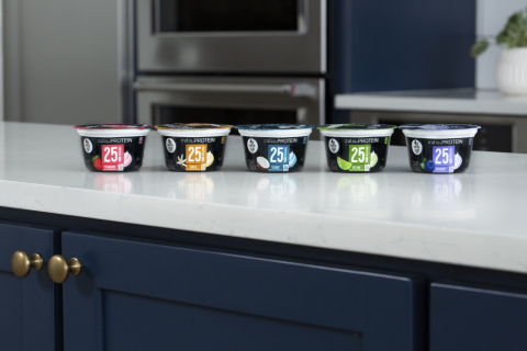 NEW :ratio PROTEIN has the most protein in the yogurt aisle in a single serve cup, packed with 25G of protein and 3G of sugar. (Photo: Business Wire)