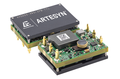 Advanced Energy's new Artesyn AVD200-48S12 is an ultra-small 48 V input DC-DC power converter designed for 5G digital communications modules, power-over-ethernet, and optical network applications in telecommunications and data communications. It delivers superior power density in a small form factor, shrinking the power conversion footprint to significantly increase available PCB space for critical functions. Delivering superior power density in a small form factor, the AVD200-48S12 increases operational efficiency by cutting power-conversion losses while reducing overall system costs. (Photo: Business Wire)