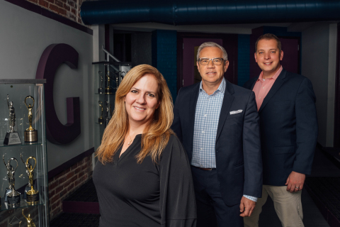 Sandra Fathi, Chief Strategy Officer; Greg Matusky, Founder and CEO; Joseph Anthony, President and Partner of Gregory FCA (Photo: Business Wire)