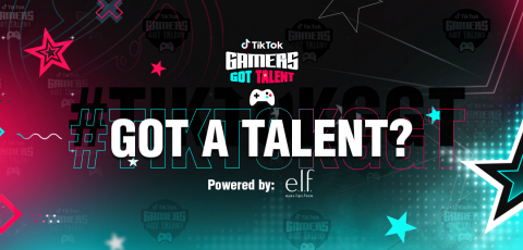 A TikTok first! e.l.f. Cosmetics, Enthusiast Gaming and TikTok Launch TikTok Gamers Got Talent. Premiering Sunday, May 9 at 7:00PM EST. (Graphic: Business Wire)