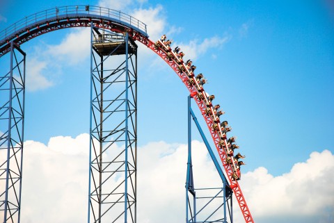 Six Flags New England will reopen will a full complement of roller coasters, rides, and attractions on May 14, 2021. (Photo: Business Wire)