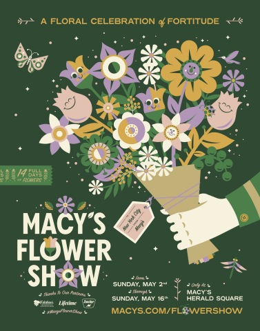 Macy's Flower Show takes root at Macy's Herald Square in NYC. Sunday, May 2 through Sunday, May 16 (Photo: Business Wire)