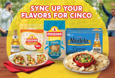 Mission Foods Wants Consumers to ‘Sync Up Your Cinco’ With Everything They Need for a Festive Cinco de Mayo (Photo: Business Wire)