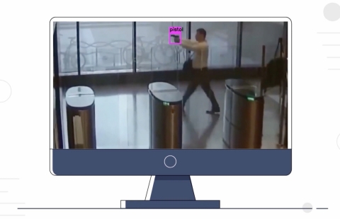 Actuate’s AI-powered computer vision software turns any security camera into an intruder- and threat-detecting smart camera, identifying safety and security threats in real time and reducing false positives by as much as 99%. (Photo: Business Wire)