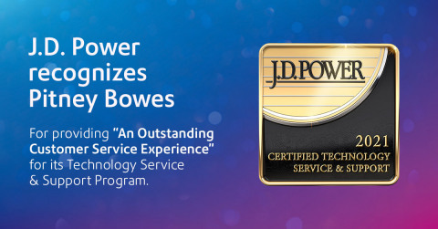 Pitney Bowes has been recognized by J.D. Power for providing “An Outstanding Customer Service Experience” for its Technology Service & Support Program. (Photo: Business Wire)