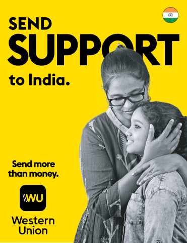 Western Union Supports India COVID Relief (Graphic: Business Wire)
