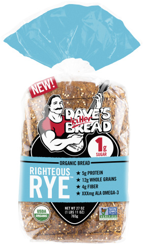 Dave’s Killer Bread® introduces Righteous Rye™, a bold new take on the deli classic. (Photo: Business Wire)