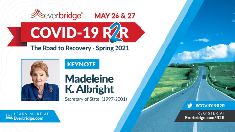 Everbridge COVID-19: Road to Recovery (R2R) Spring Symposium, May 26 & 27, 2021 (Graphic: Business Wire)